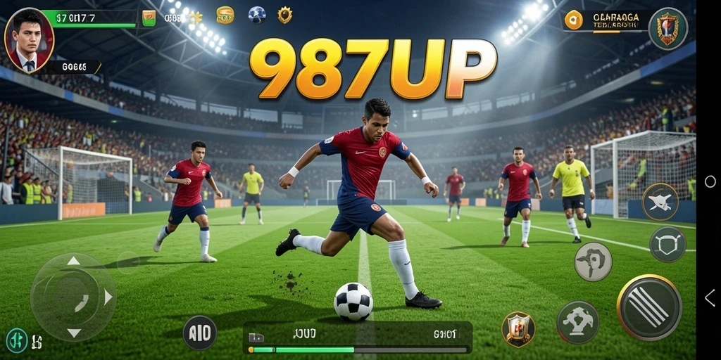 Tampilan gameplay 987UP yang menampilkan kompetisi olahraga seru.