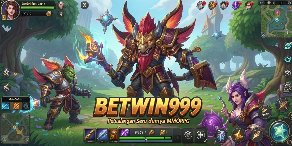 Tampilan gameplay BETWIN999 yang menakjubkan dan penuh aksi.