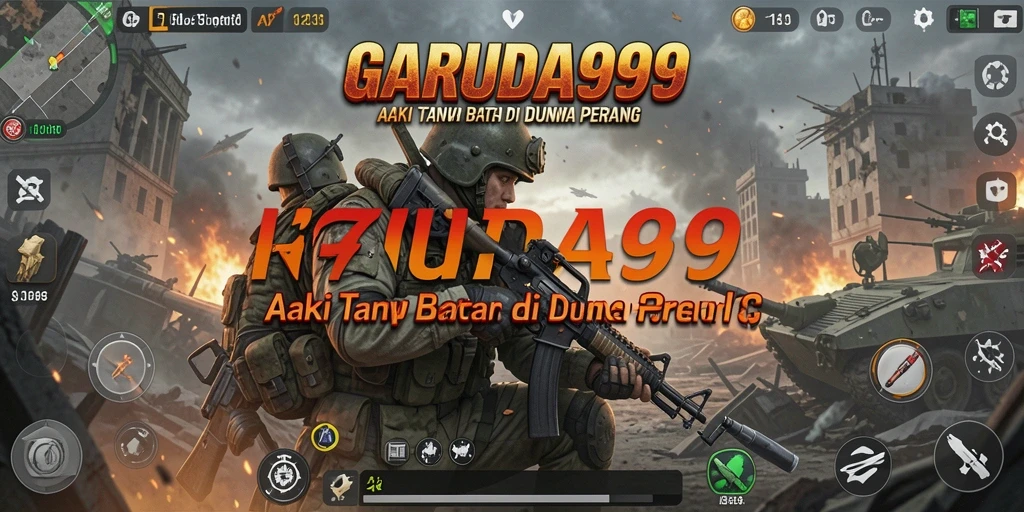 Tangkapan layar GARUDA999 menampilkan aksi pertarungan yang menegangkan.