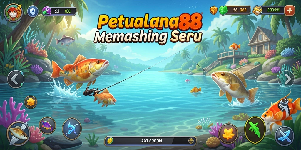 Gameplay seru MAINSLOT88 menampilkan pengalaman memancing yang mengasyikkan.