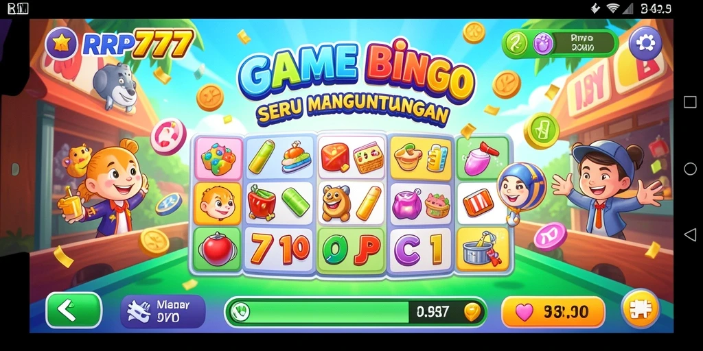 Screenshot gameplay RPRP777 menunjukkan keseruan permainan Bingo.